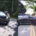Lakalantas Di Km 8, 2 Mobil Mengalami Kerusakan