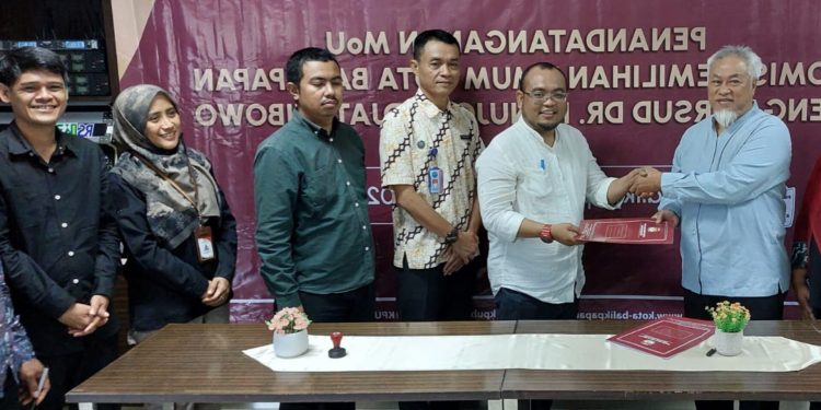 SAH!!!KPU Kota Balikpapan  MOU dengan RSUD Kanudjoso Untuk Periksa Kesehatan Bacalon Kepala Daerah