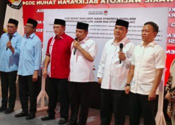 Ambil Nomor Paslon,Ketiga Calon Walikota Dan Wakil Walikota Siap Untuk Pilkada 2024