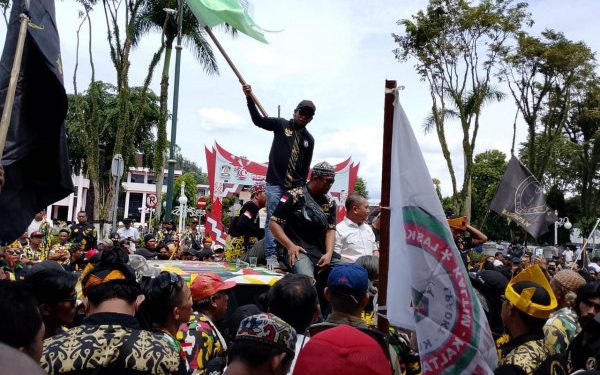 Tolak Grib Di Balikpapan, 3 Ormas Daerah Lakukan Aksi Unjuk Rasa