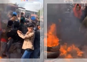 Tiga Anggota HMI Tanjung Selor Alami Luka Bakar, Di Duga Disiram BBM Oleh Anggota Polisi Dalam Aksi Demonstrasi